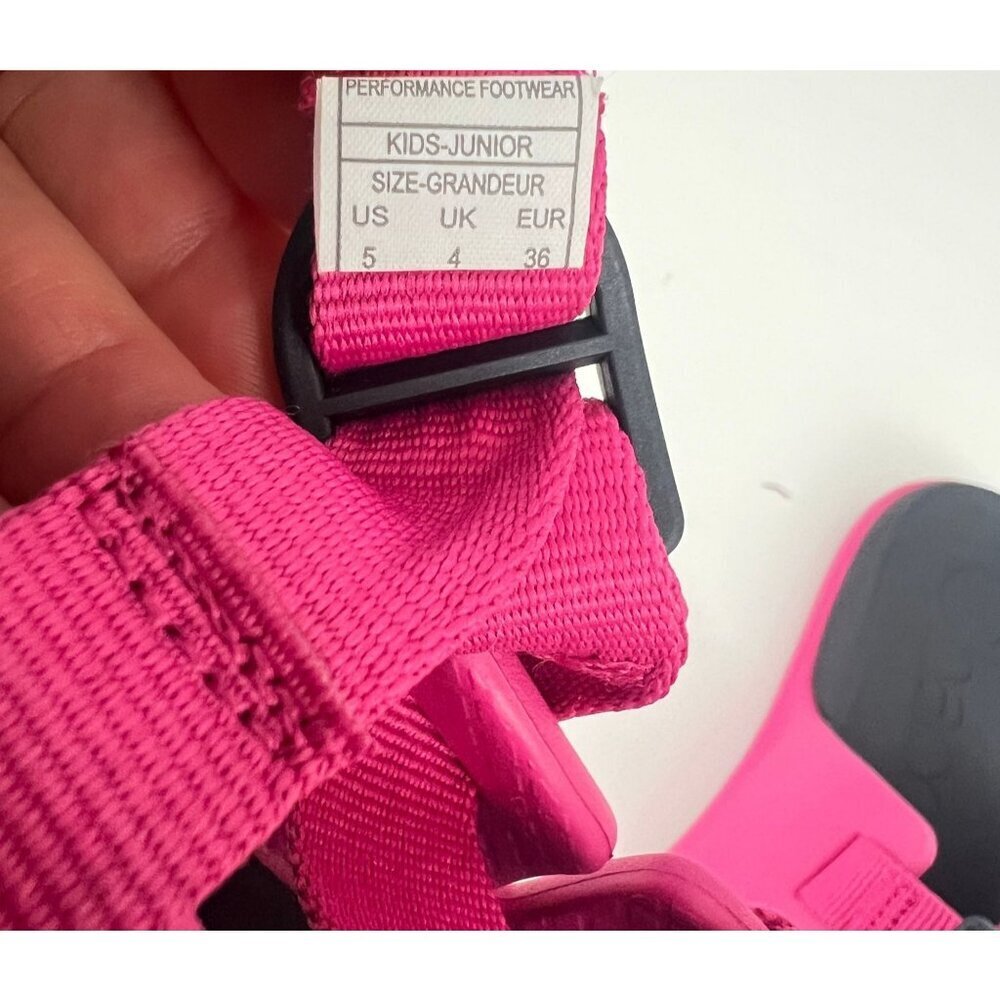 Chaco Chillos Girls Kids Slides JCH180316 Size US 5 Color Magenta - Picture 4 of 5